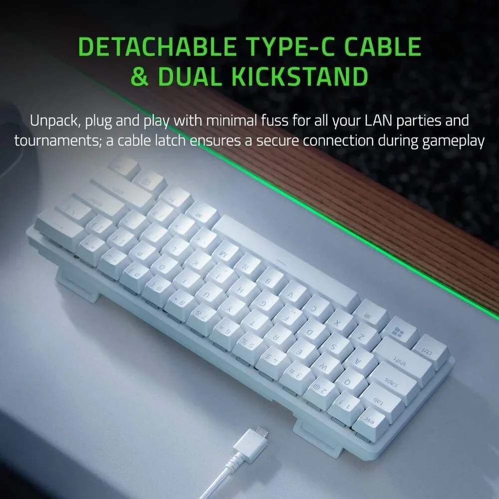Razer Huntsman Mini 60% Mercury White RGB Keyboard